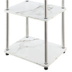 Convenience Concepts Designs2Go No Tools 3 Tier End Table