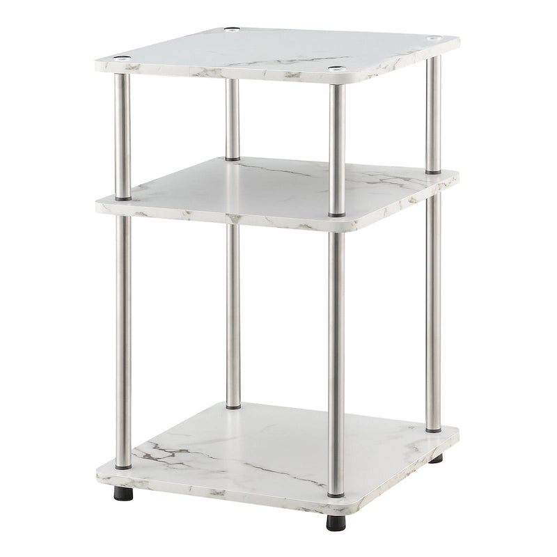 Convenience Concepts Designs2Go No Tools 3 Tier End Table