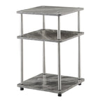 Convenience Concepts Designs2Go No Tools 3 Tier End Table