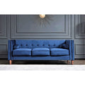 Kittleson 83 Velvet Square Arm Sofa