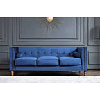 Kittleson 83 Velvet Square Arm Sofa