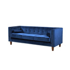 Kittleson 83 Velvet Square Arm Sofa