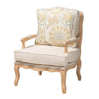 Andre Traditional Wood Accent Chair