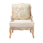 Andre Traditional Wood Accent Chair