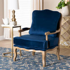 Andre Traditional Wood Accent Chair