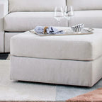 Flex 99 Upholstered Modular Sofa with Bumper Ottoman - 101 x 35 x 37