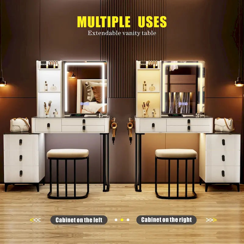 Makeup Vanity with LED Light