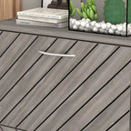 22.4W Modern Shoe Storage Cabinet,Fold-out Drawer