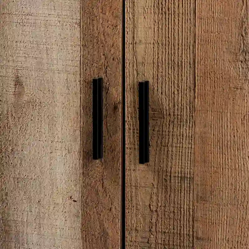 Cyrille Rustic 4-door Shoe Cabinet