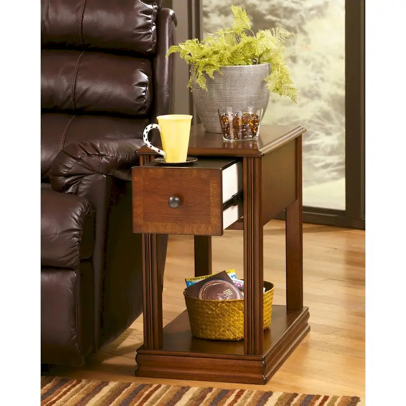 Breegin Contemporary Chair Side End Table Multi - 13W x 22D x 23H