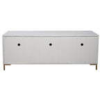 Alpine Furniture Madelyn Wood TV Console in White