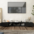 94.5 TV Stand Efficient Cable Management and Spacious Storage Console