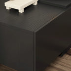 94.5 TV Stand Efficient Cable Management and Spacious Storage Console