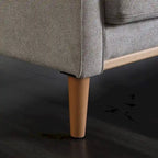 Modern 3-seat Fabric Sofa with USB Charge Port