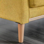 Modern 3-seat Fabric Sofa with USB Charge Port