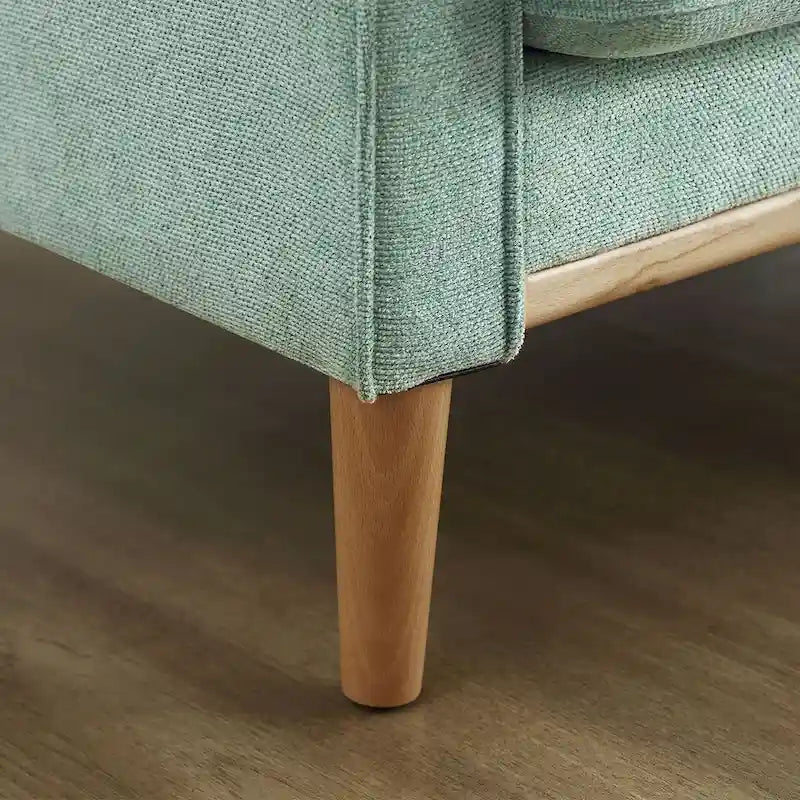 Modern 3-seat Fabric Sofa with USB Charge Port