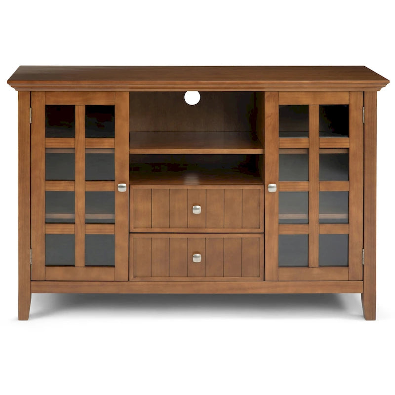 WYNDENHALL Normandy SOLID WOOD 53 inch Wide TV Media Stand For TVs up to 60 inches