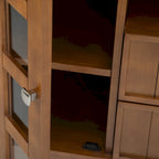 WYNDENHALL Normandy SOLID WOOD 53 inch Wide TV Media Stand For TVs up to 60 inches