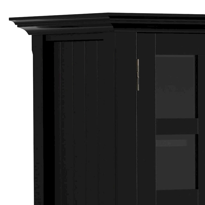 WYNDENHALL Normandy SOLID WOOD 53 inch Wide TV Media Stand For TVs up to 60 inches