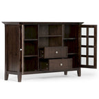 WYNDENHALL Normandy SOLID WOOD 53 inch Wide TV Media Stand For TVs up to 60 inches