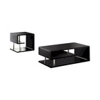 Inomata Contemporary 47-inch Wood Open-Shelf 2-Piece Coffee Table and End Table Set by Furniture of America