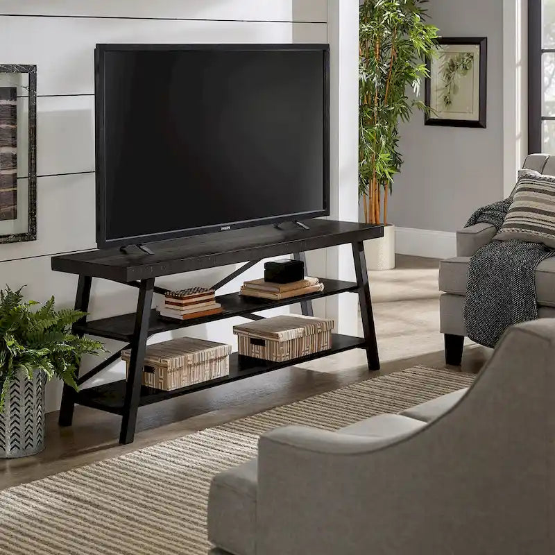 Bryson Rustic X-Base 60-inch TV Stand by iNSPIRE Q Classic