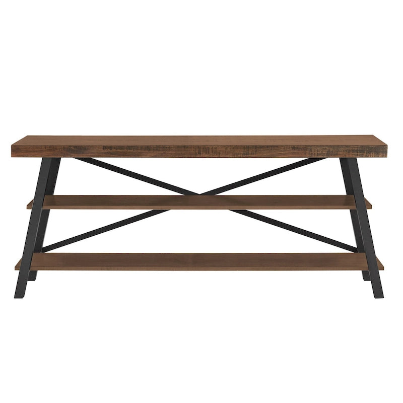 Bryson Rustic X-Base 60-inch TV Stand by iNSPIRE Q Classic
