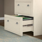 Fairview 60W Desk with Hutch, and Storage Set by Bush Furniture