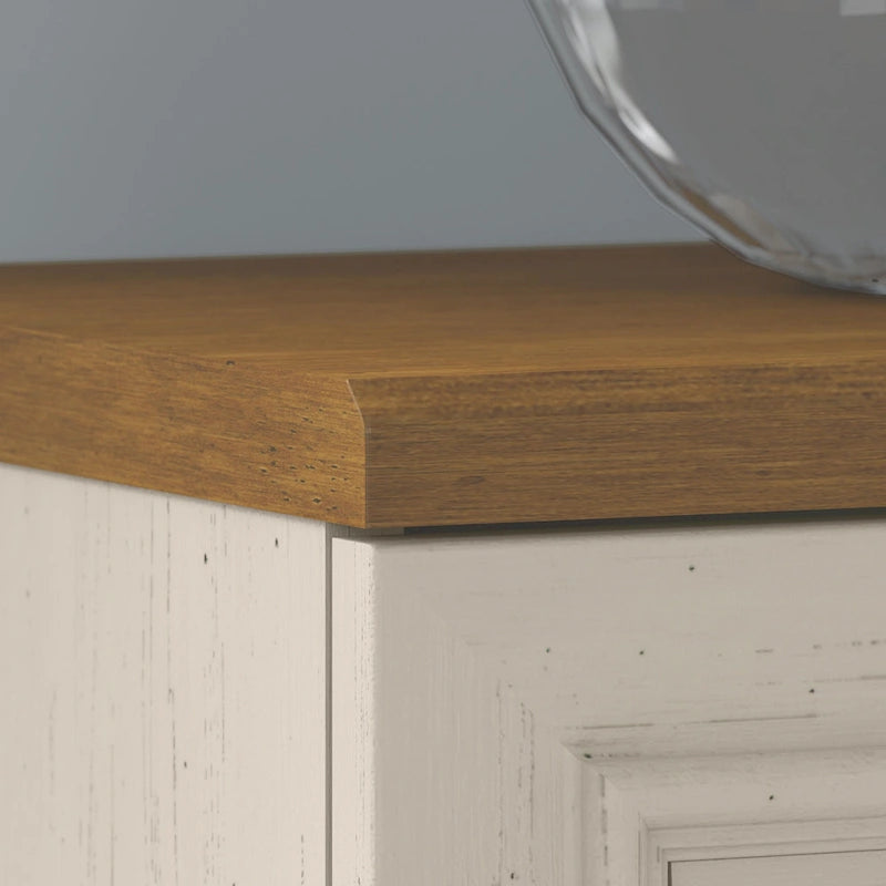 Fairview 60W Desk with Hutch, and Storage Set by Bush Furniture