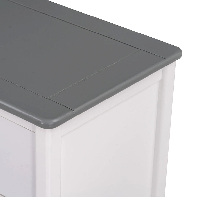 Wooden Storage Dresser with 6 Drawers