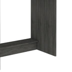 FM Furniture Sawgrass Writing Computer Desk with 5 Open Shelves and Hutch