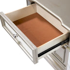 Eaen Glam Silver Wood 2-Drawer Nightstand by Furniture of America