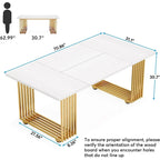 70.9 Modern Home Office Desk, Computer Executive Desk