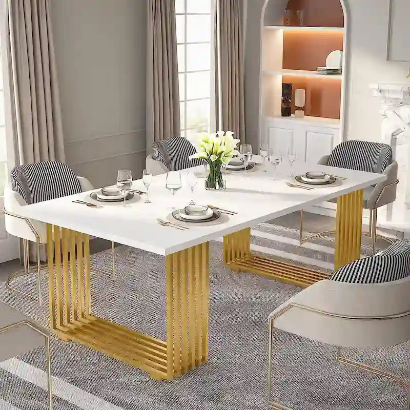 70.9 Modern Home Office Desk, Computer Executive Desk