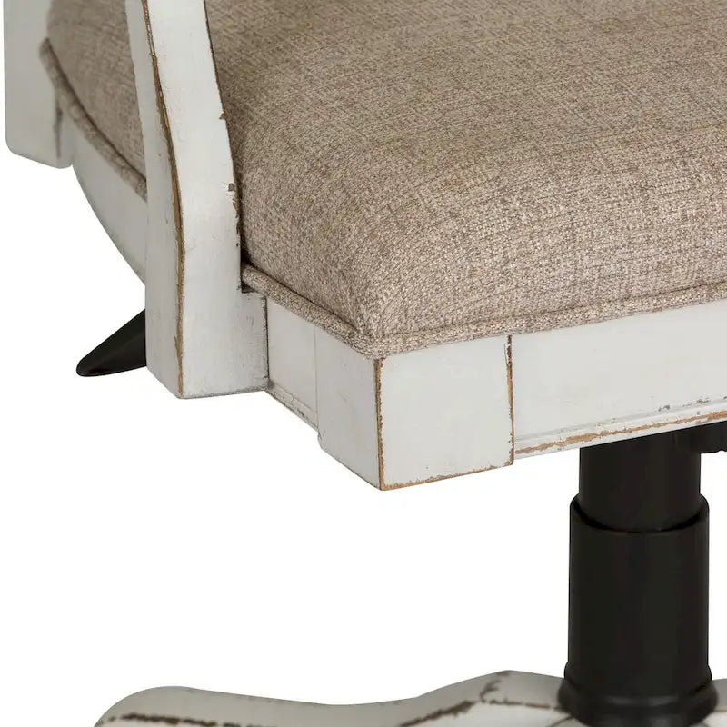 Magnolia Manor Antique White Weathered Bark Jr Executive Desk Chair