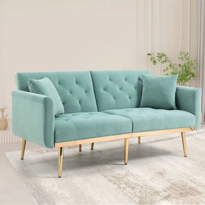 Modular Accent Sofa with Metal Feet - 30.31 x 30.71 x 65.36