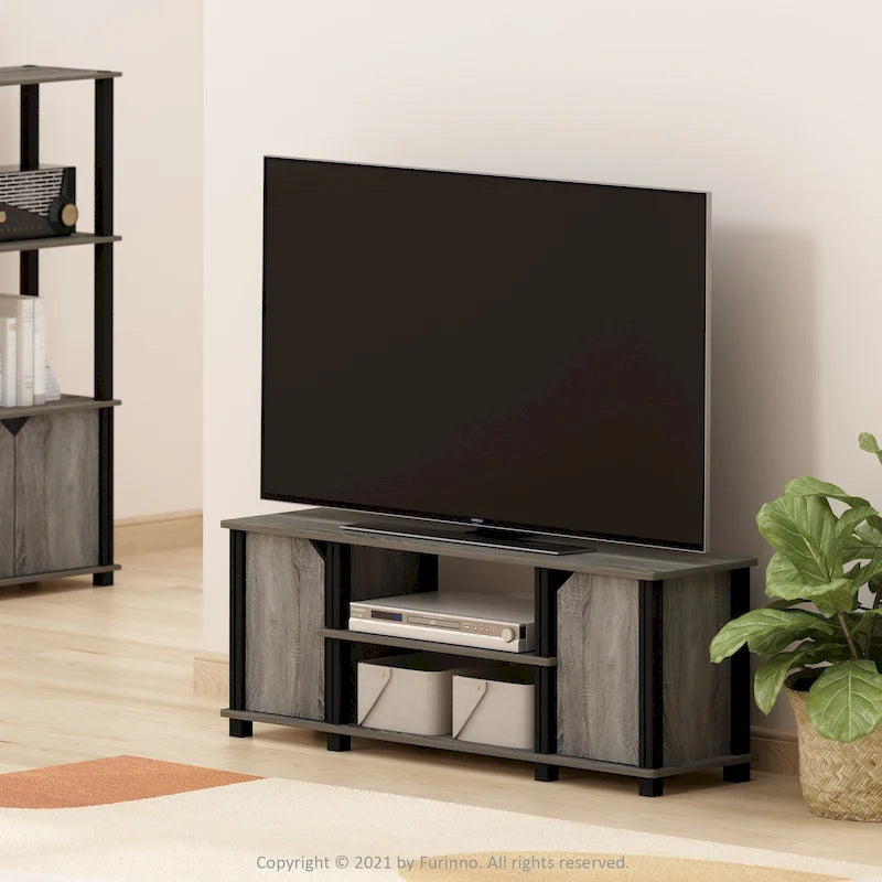 Furinno Brahms TV Stand with Shelves and Storage