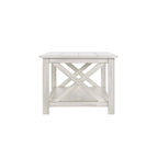 Jamestown Antique White Wood Coffee Table