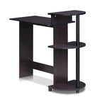Porch & Den Baruch Compact Modern Wood Computer Desk with Shelves