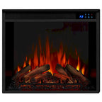 Marlowe 70 TV Stand Electric Fireplace White by Real Flame