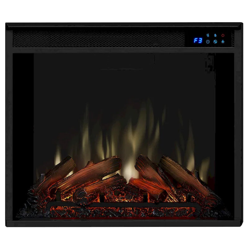 Marlowe 70 TV Stand Electric Fireplace White by Real Flame