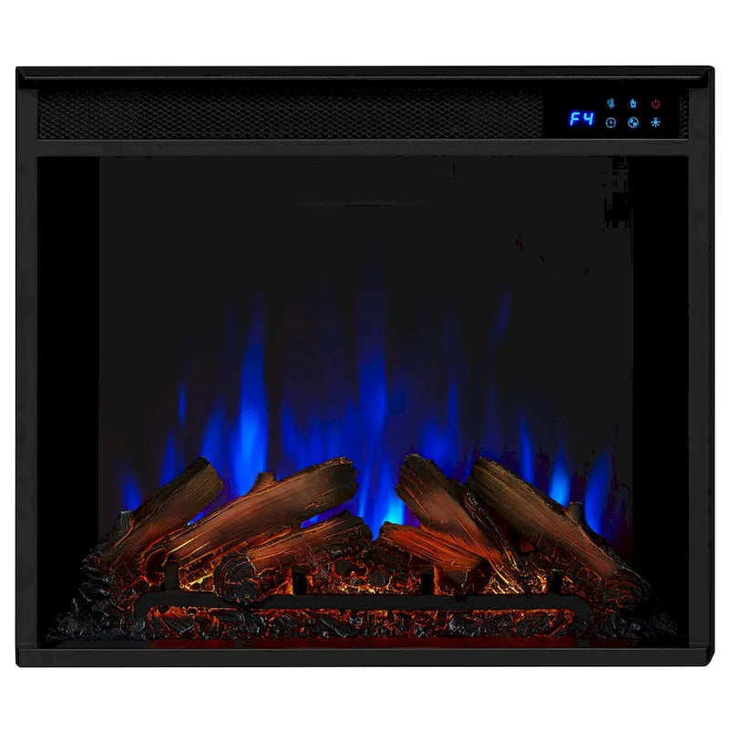 Marlowe 70 TV Stand Electric Fireplace White by Real Flame