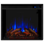 Marlowe 70 TV Stand Electric Fireplace White by Real Flame