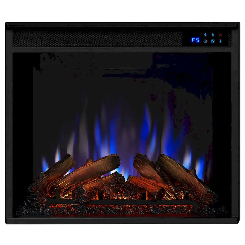 Marlowe 70 TV Stand Electric Fireplace White by Real Flame