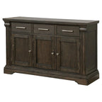 The Gray Barn Ruddy Road Espresso Farmhouse 60-inch Sideboard Buffet