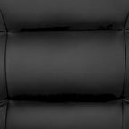 Upholstered Tufted Executive Reception Chair - Black