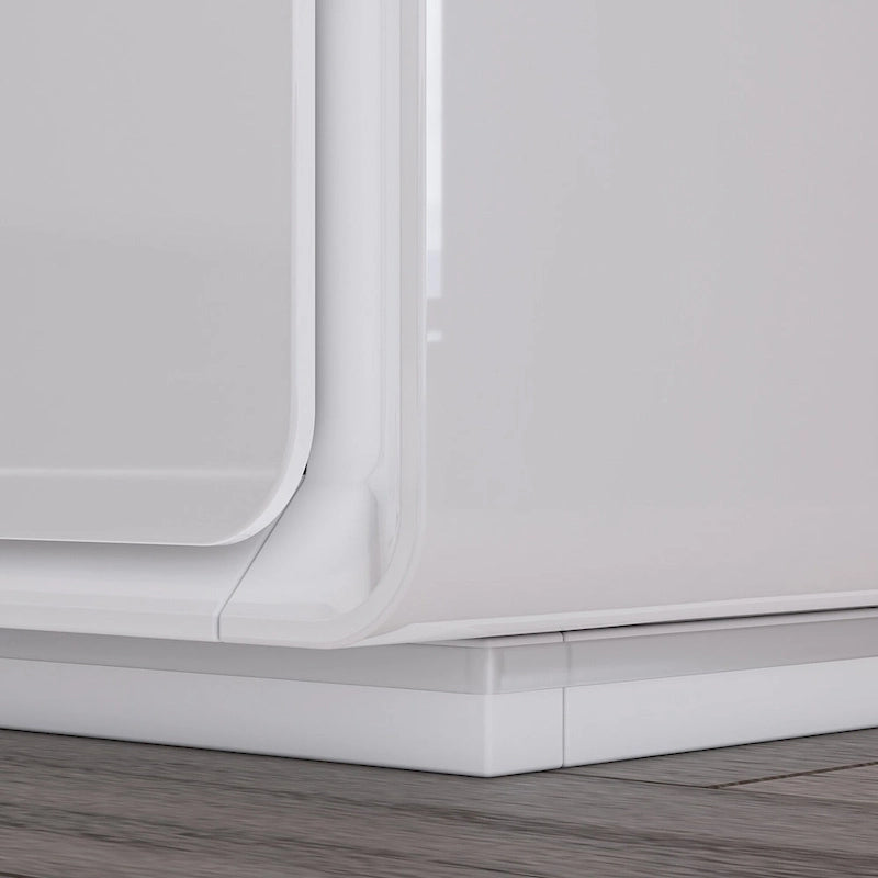 LED Nightstand White Modern Nightstand LED Night Stand Bedside Table