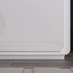 LED Nightstand White Modern Nightstand LED Night Stand Bedside Table