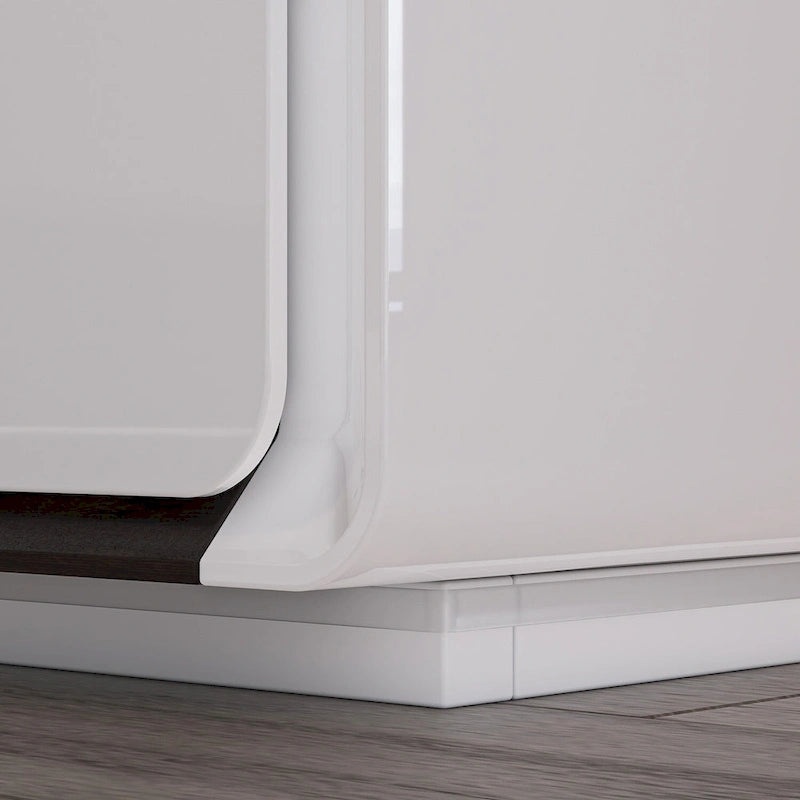 LED Nightstand White Modern Nightstand LED Night Stand Bedside Table