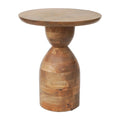 Sagebrook Home Mango Wood Hourglass Accent Table Wood - 16 x 16 x 19